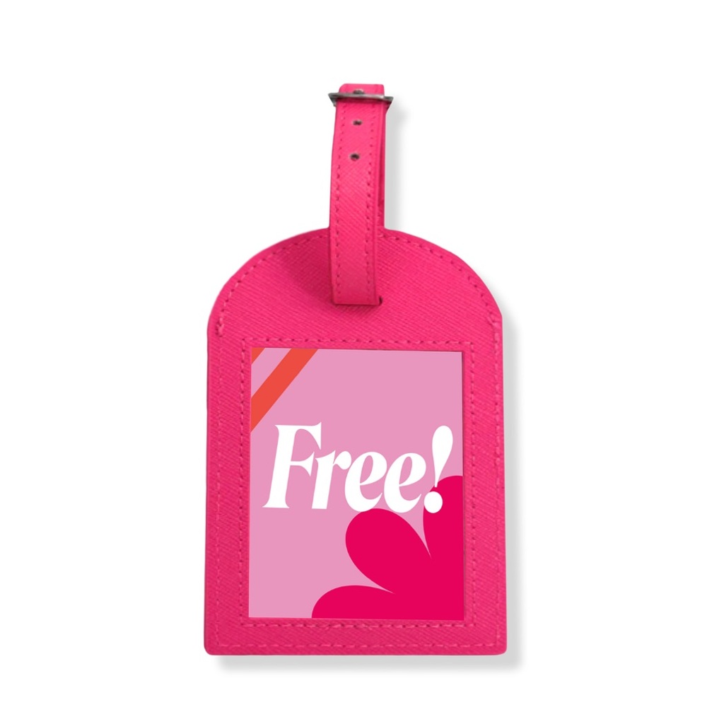 Benefit Cosmetics Pink Dream Giveaway Luggage Tag NWT
